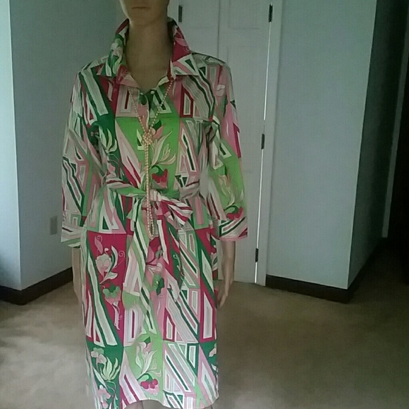 Talbots Dresses & Skirts - Talbots Floral Shirt Dress